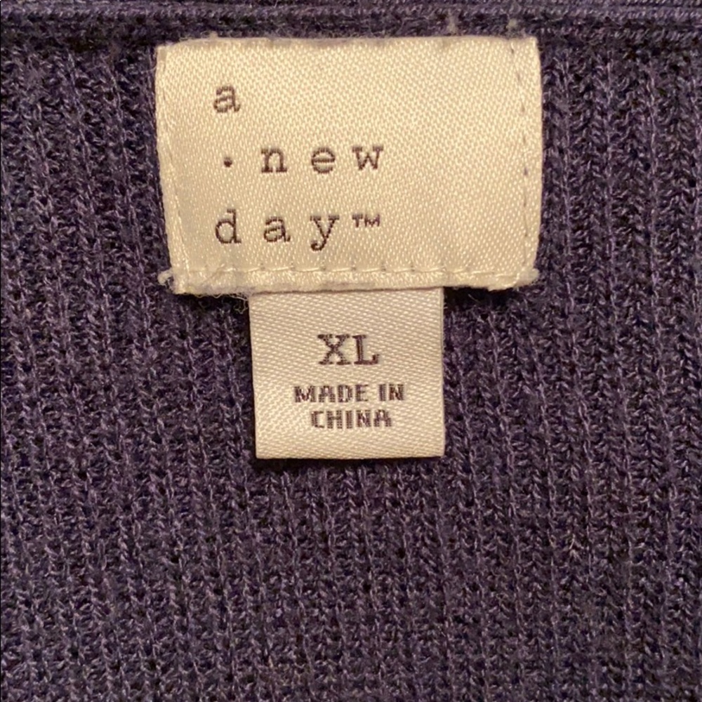 ❄️A New Day Navy Blue Open Cardigan Sweater❄️ - Picture 4 of 5